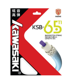 Badminton string KAWASAKI KSB-65 Ti (10m) white